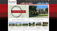 Desktop Screenshot of bosquerealestate.com